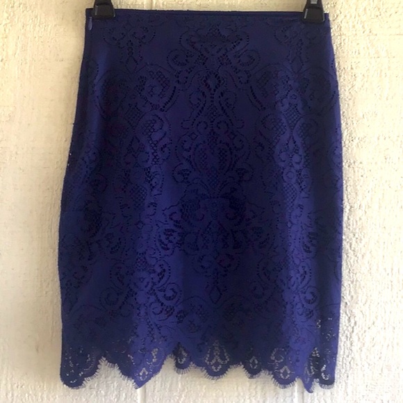 For Love & Lemons Midnight lace crop top skirt set - Picture 5 of 16